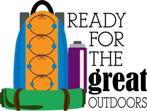 Picture of Ready For The Great Outdoors SVG File
