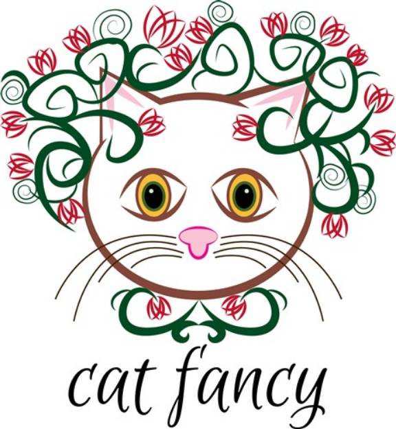 Picture of Cat Fancy SVG File