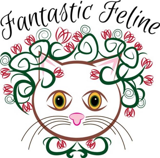 Picture of Fantastic Feline SVG File