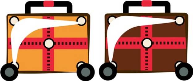 Picture of Suitcase SVG File