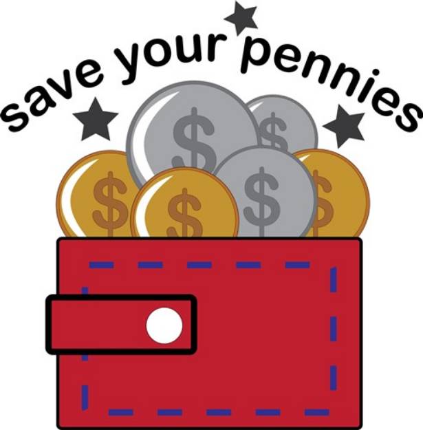 Picture of Save Your Pennies SVG File