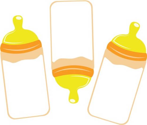 Picture of Baby Bottles SVG File