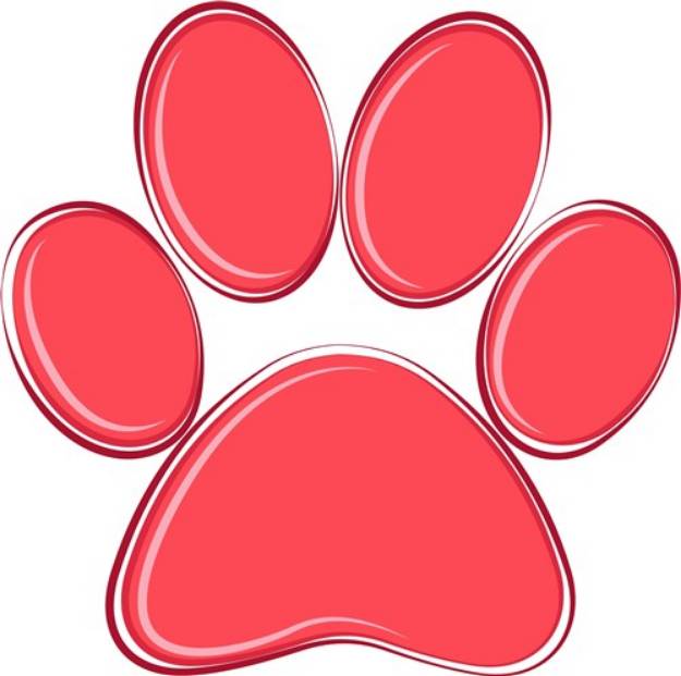 Picture of Dog Paw SVG File