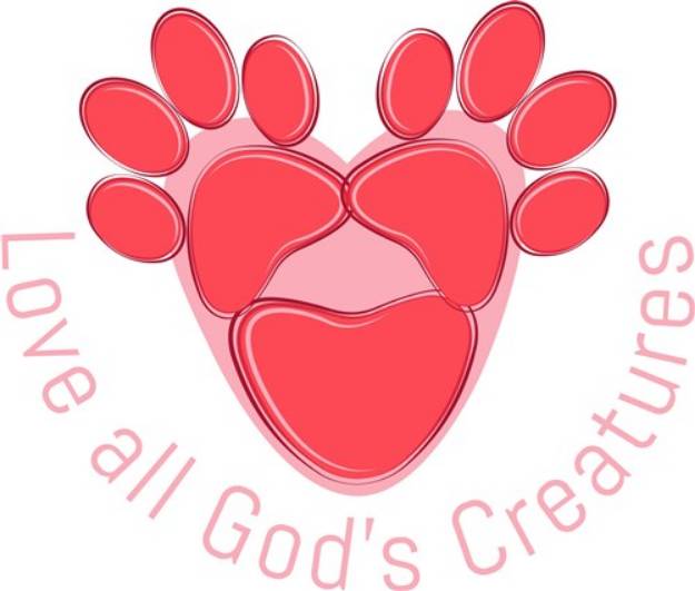 Picture of Gods Creatures SVG File