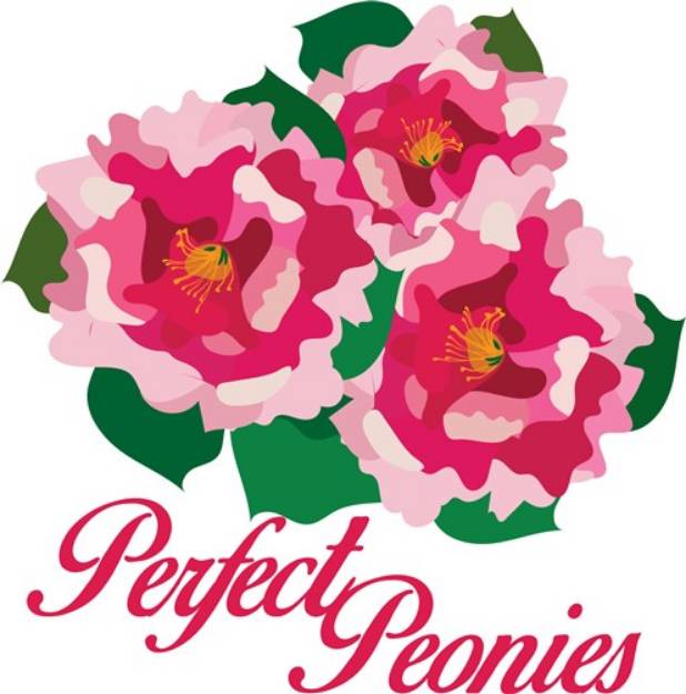 Picture of Perfect Peonies SVG File