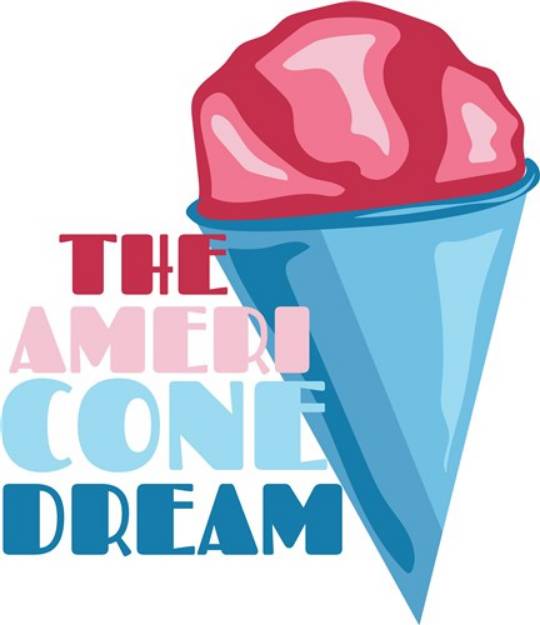 Picture of Ameri Cone Dream SVG File