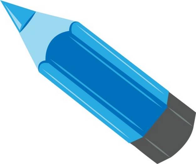 Picture of Blue Pencil SVG File