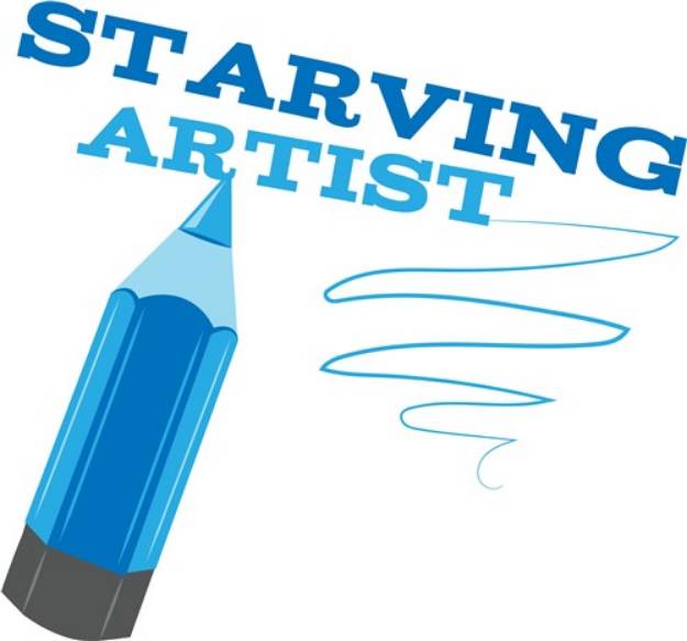 Picture of Starving Artist SVG File