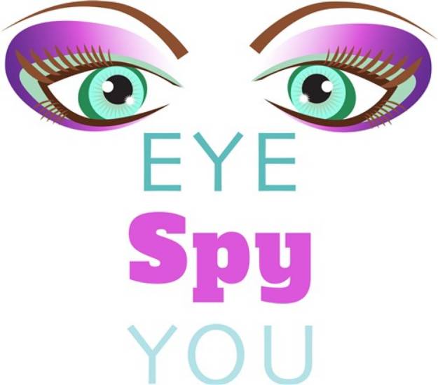 Picture of Eye Spy You SVG File