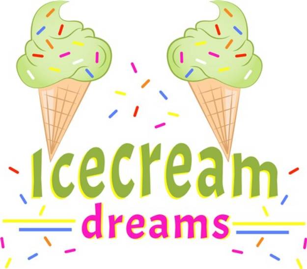 Picture of Ice Cream Dreams SVG File