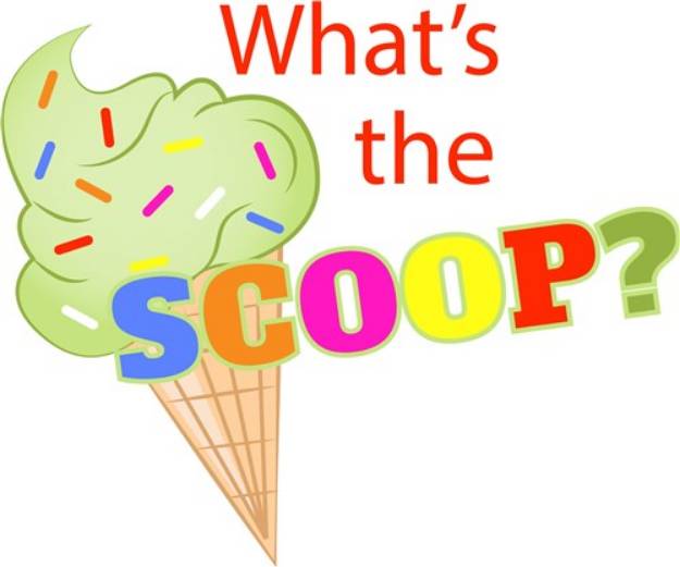 Picture of Whats The Scoop SVG File