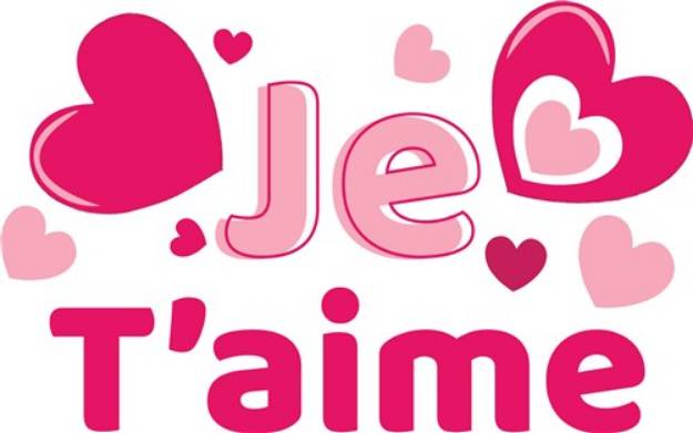 Picture of French I Love You SVG File