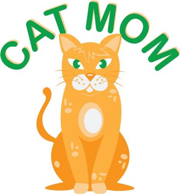 Picture of Cat Mom SVG File