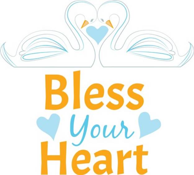 Picture of Bless Your Heart SVG File