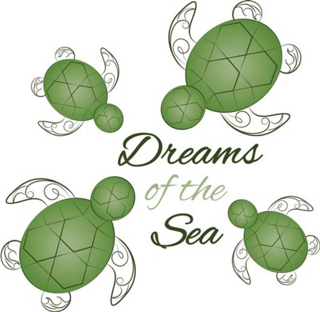Picture of Dreams Of The Sea SVG File