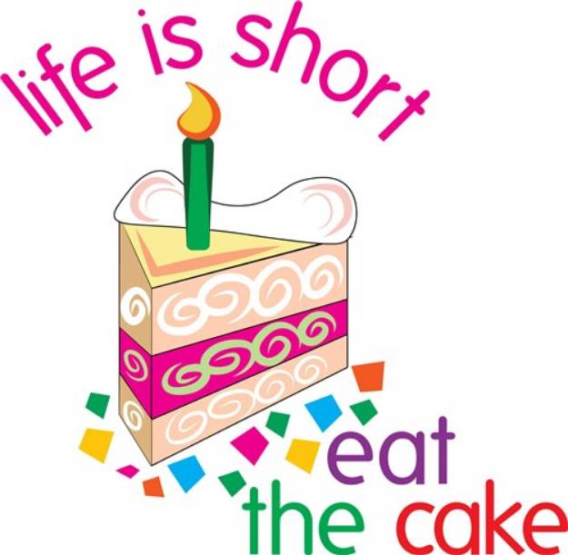 Picture of Eat The Cake SVG File