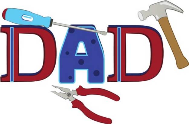 Picture of Handy Man Dad SVG File
