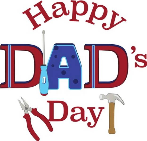 Picture of Happy Dads Day SVG File