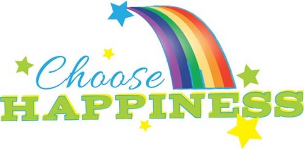 Picture of Choose Happiness SVG File