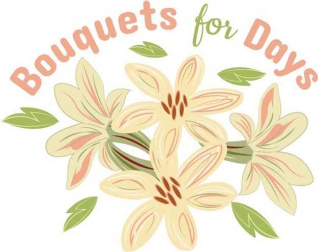 Picture of Bouquets For Days SVG File