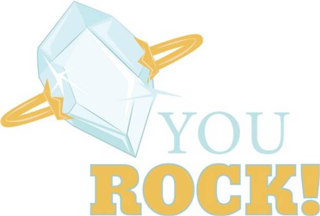 Picture of You Rock! SVG File