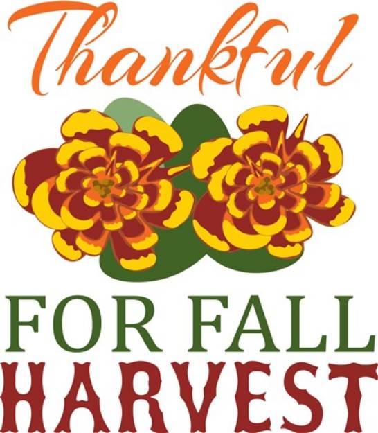 Picture of Thankful For Fall Harvest SVG File