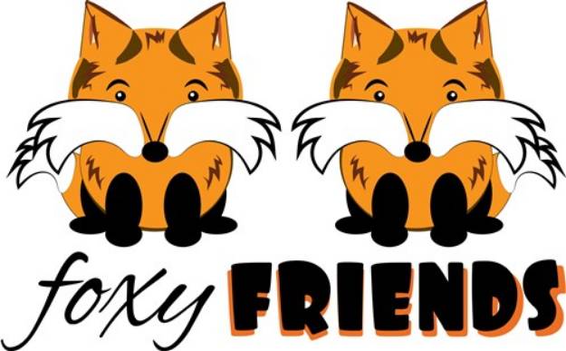 Picture of Foxy Friends SVG File