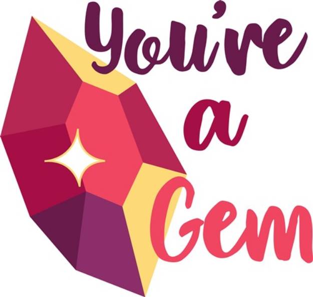 Picture of You re a Gem SVG File