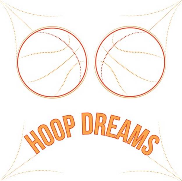 Picture of Hoop Dreams SVG File