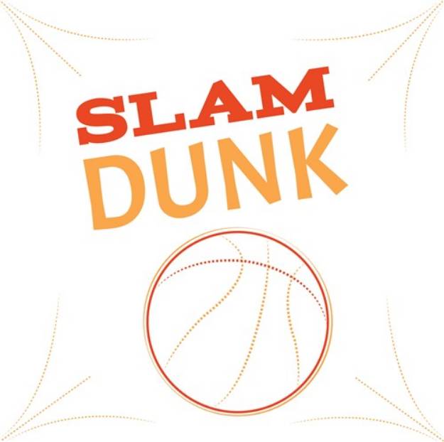 Picture of Basketball_Outline_Slam_Dunk SVG File