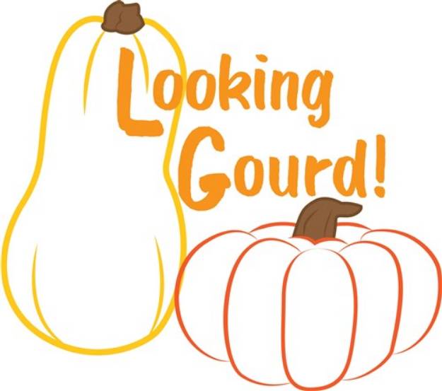 Picture of Looking Gourd SVG File