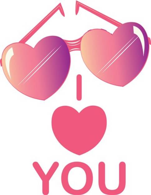 Picture of I Heart You SVG File