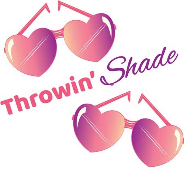 Picture of Throwin Shade SVG File