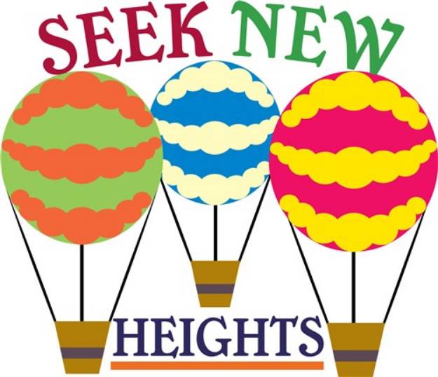 Picture of Seek New Heights SVG File