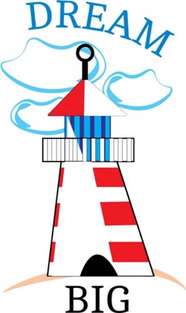 Picture of Dream Big Lighthouse SVG File
