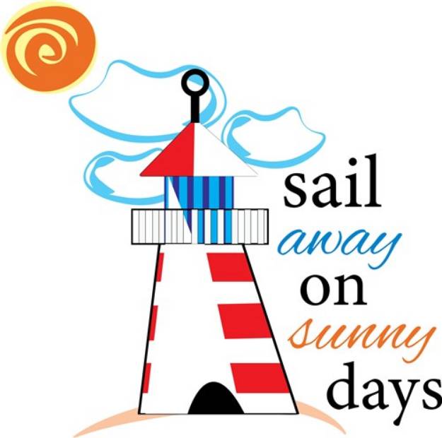 Picture of Sail Away On Sunny Days SVG File