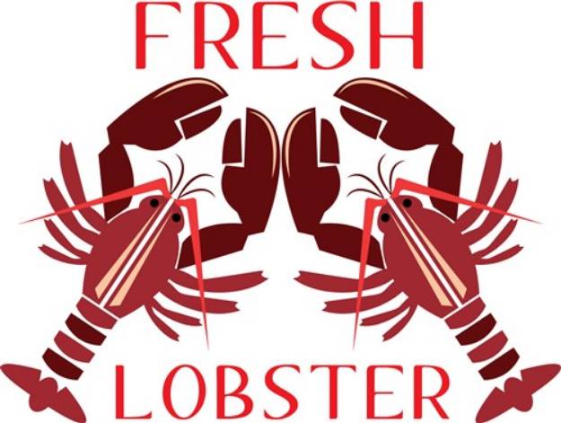 Picture of Fresh Lobster SVG File