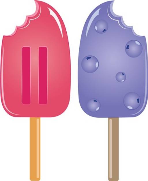 Picture of Popsicles SVG File