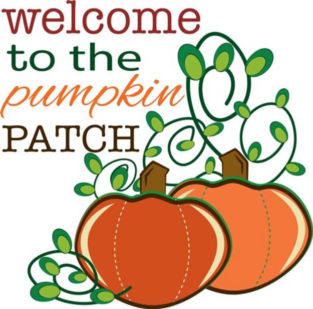 Picture of Welcome To The Pumpkin Patch SVG File