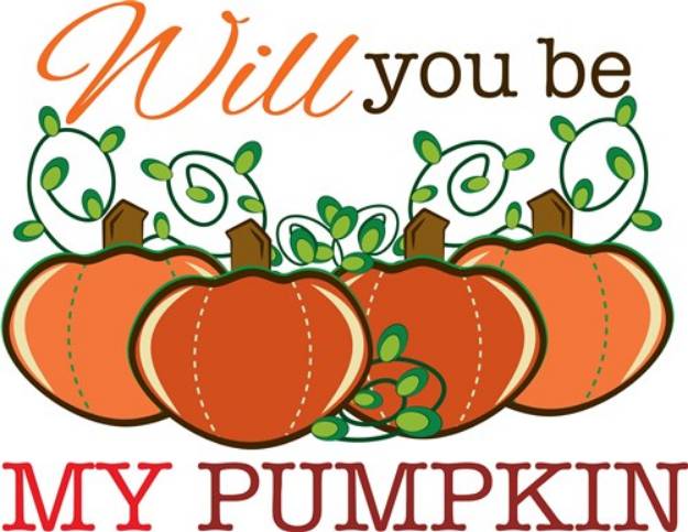 Picture of Will You Be My Pumpkin SVG File