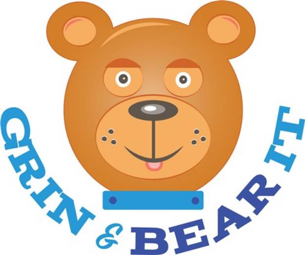 Picture of Grin & Bear It SVG File