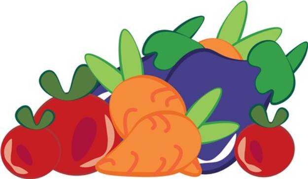 Picture of Vegetables SVG File