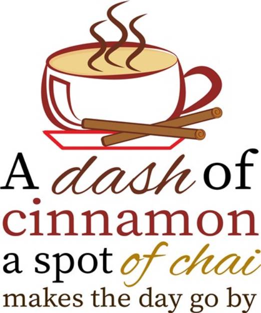 Picture of Chai Tea Cinnamon SVG File