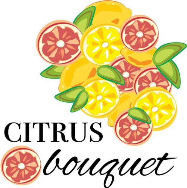 Picture of Citrus Bouquet SVG File