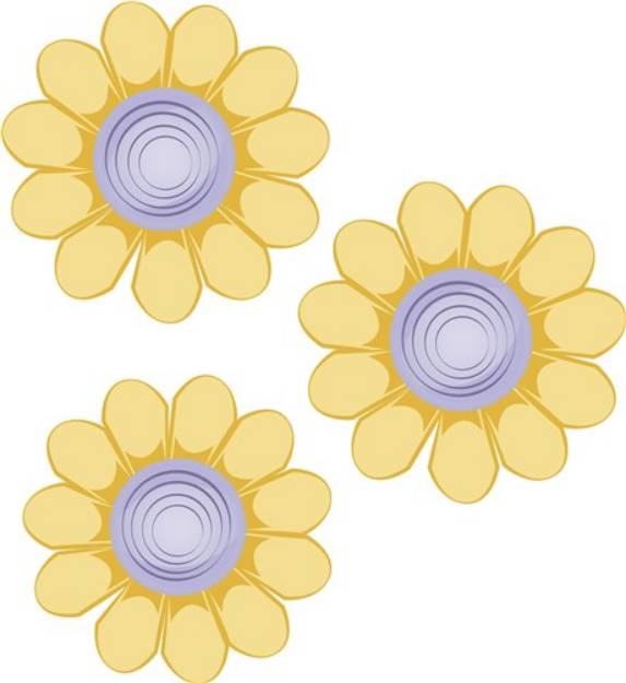 Picture of Spring Daisies SVG File
