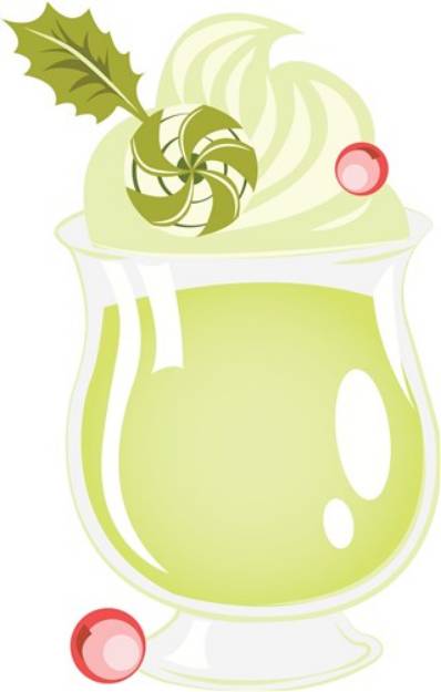Picture of Holiday Mint Drink SVG File