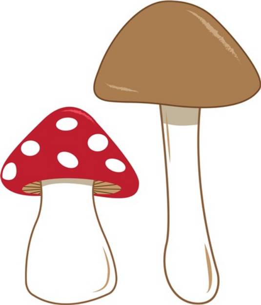 Picture of Mushrooms & Truffles SVG File