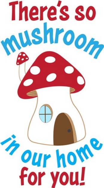 Picture of Welcoming Mushroom SVG File