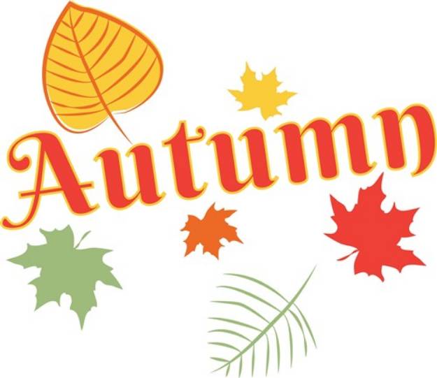 Picture of Autumn Leaves SVG File