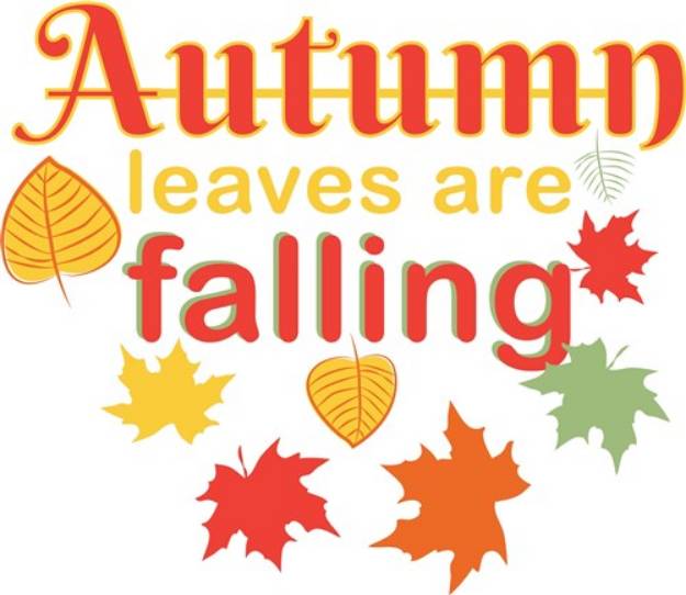 Picture of Autumn Leaves Are Falling SVG File